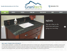 Tablet Screenshot of gogranitech.com